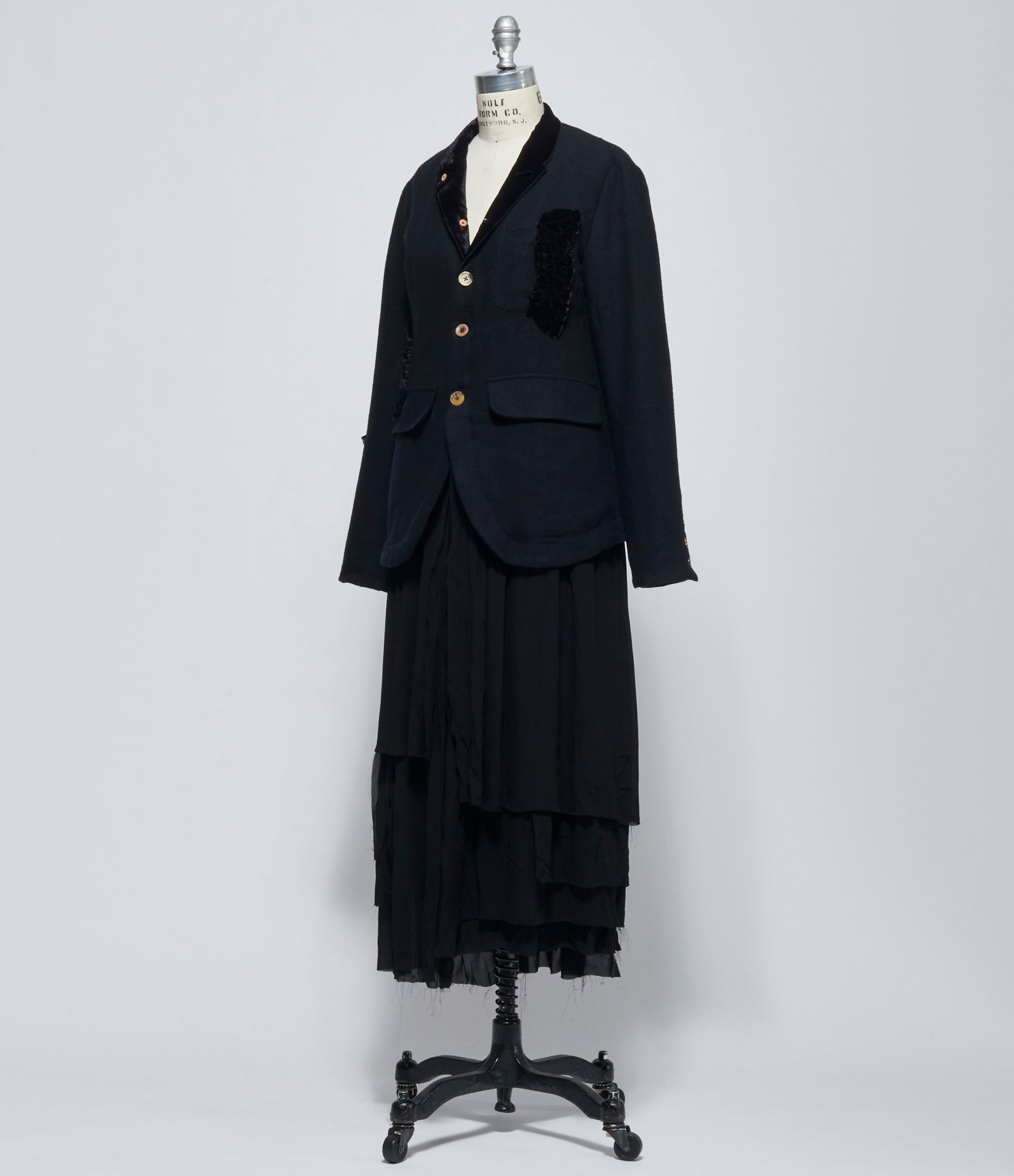 AW26 Aleksandr Manamis Womens Coat Dress Black