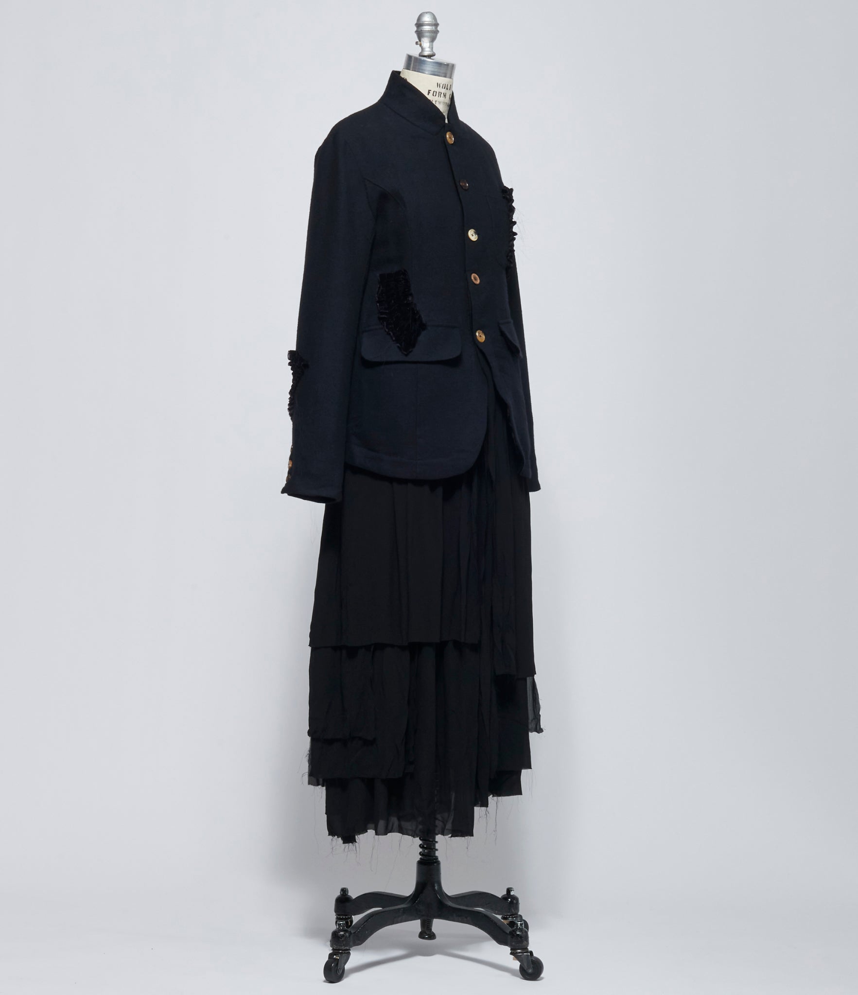 AW26 Aleksandr Manamis Womens Coat Dress Black