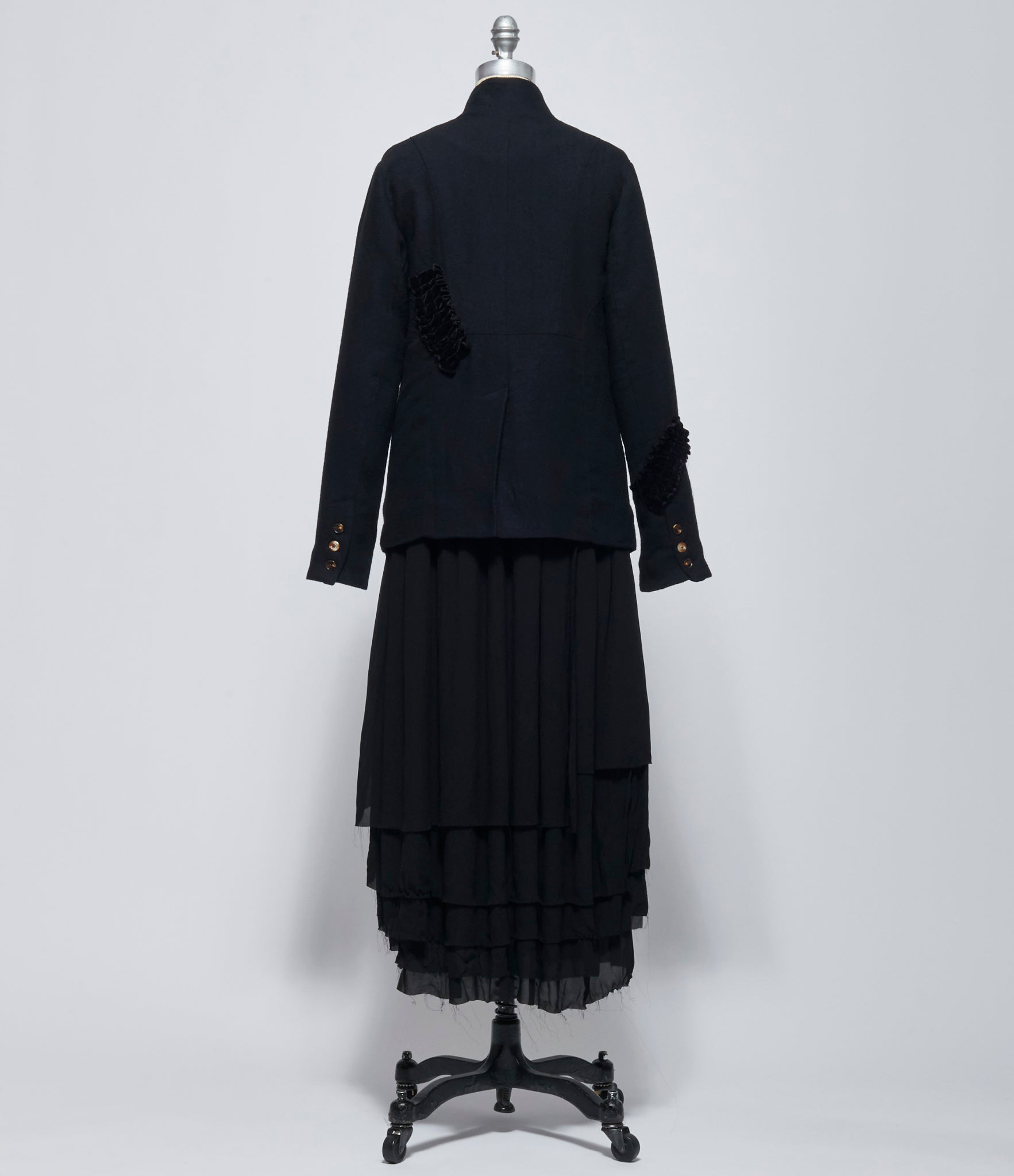 AW26 Aleksandr Manamis Womens Coat Dress Black