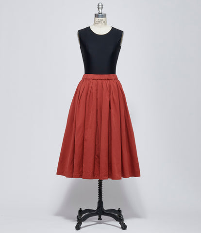 FW26 Casey Casey Womens BB Pleat Skirt Brick