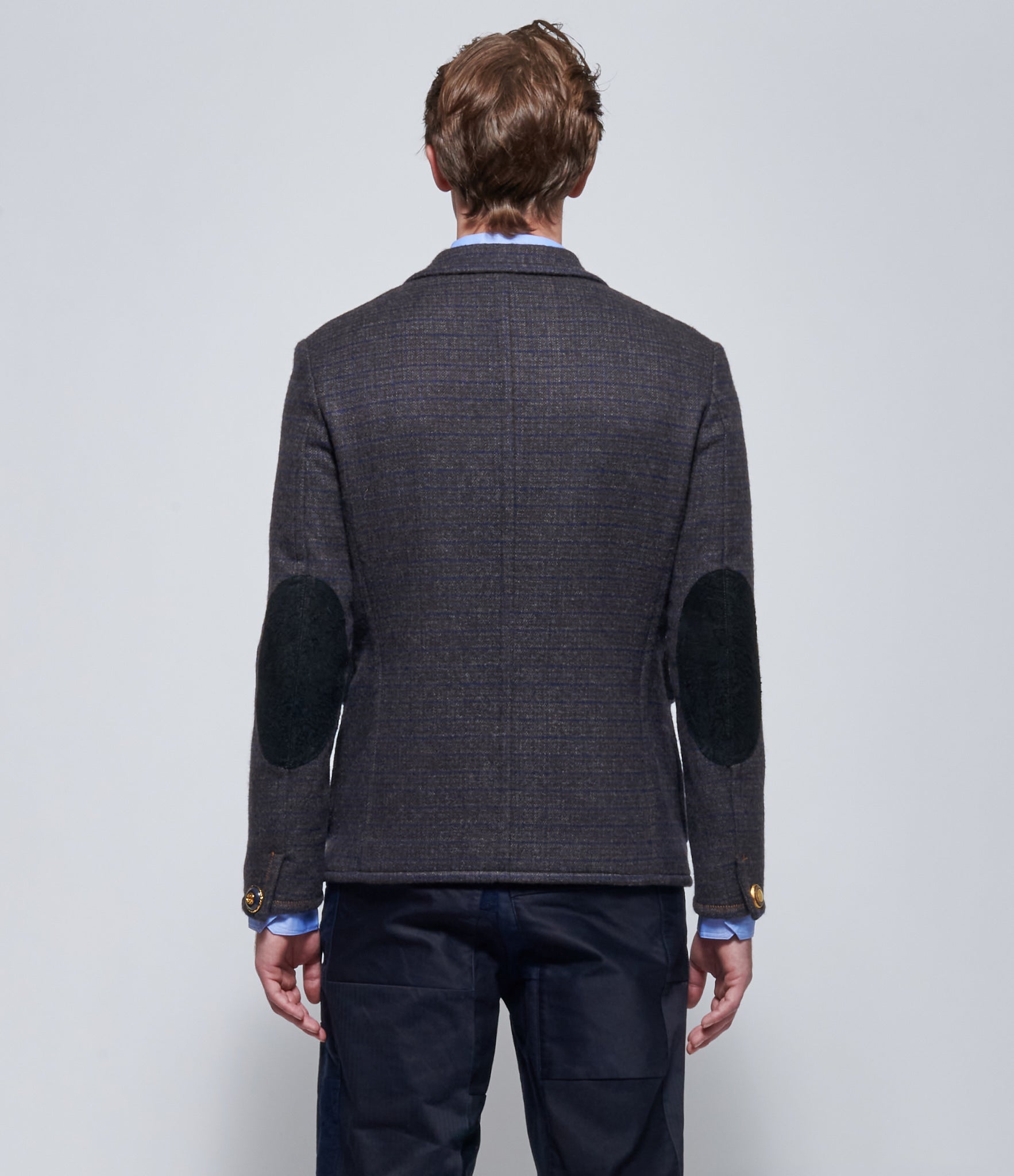 Junya Watanabe Mens Wool Patchwork Blazer