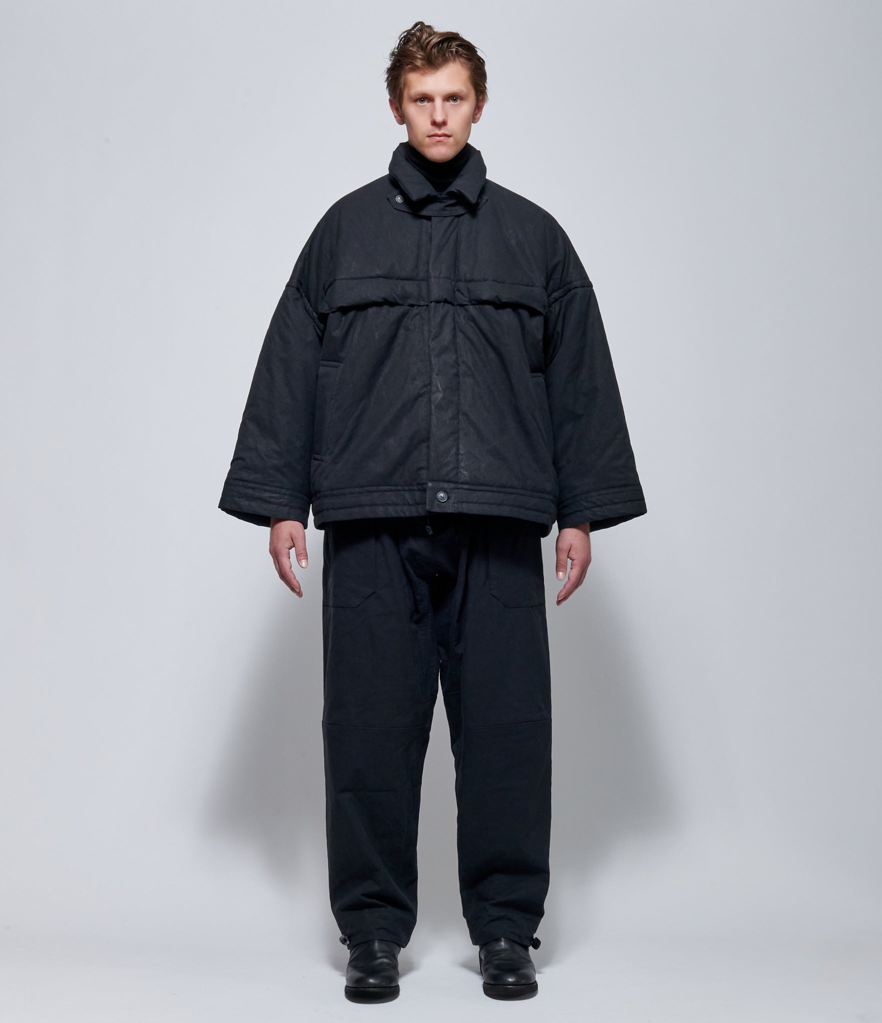 Jan Jan Van Essche #67 Deep Black Padded Jacket