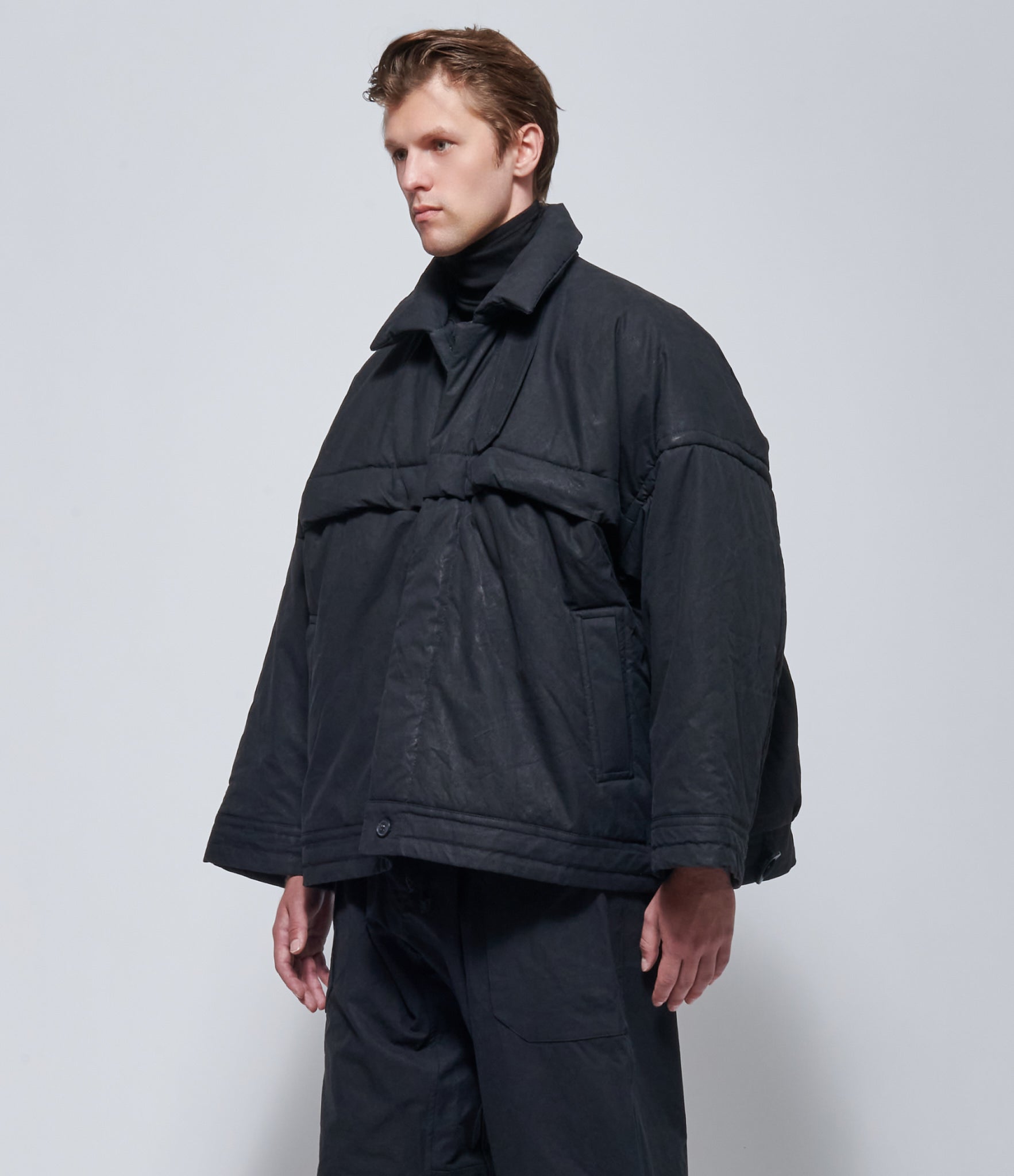 Jan Jan Van Essche #67 Deep Black Padded Jacket