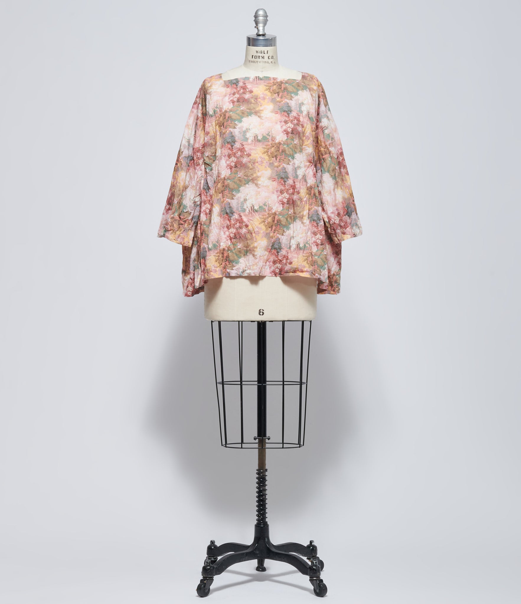Daniela Gregis Women's Newpride Pink Liberty Watercolor Floral Washed Shirt