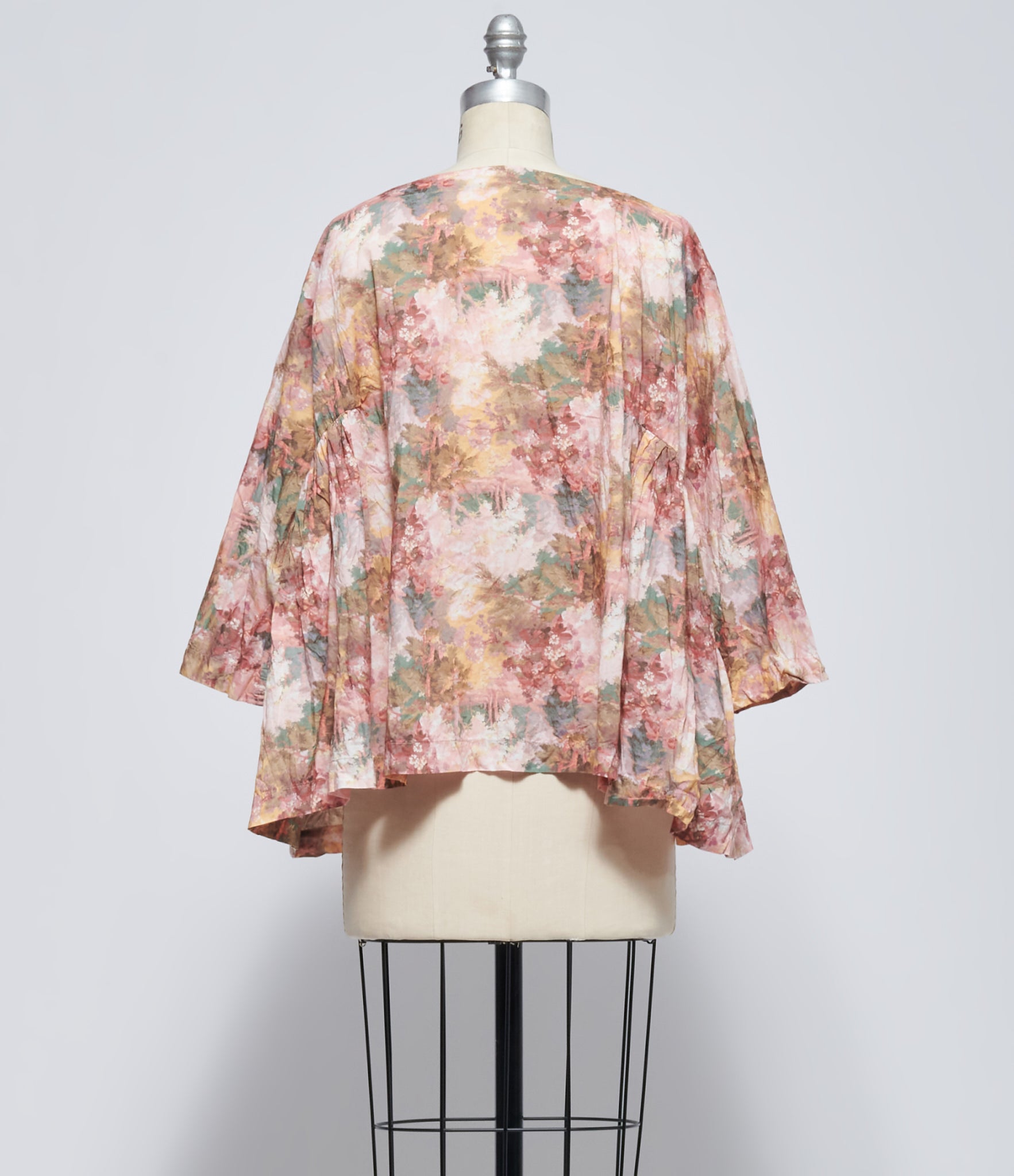 Daniela Gregis Women's Newpride Pink Liberty Watercolor Floral Washed Shirt