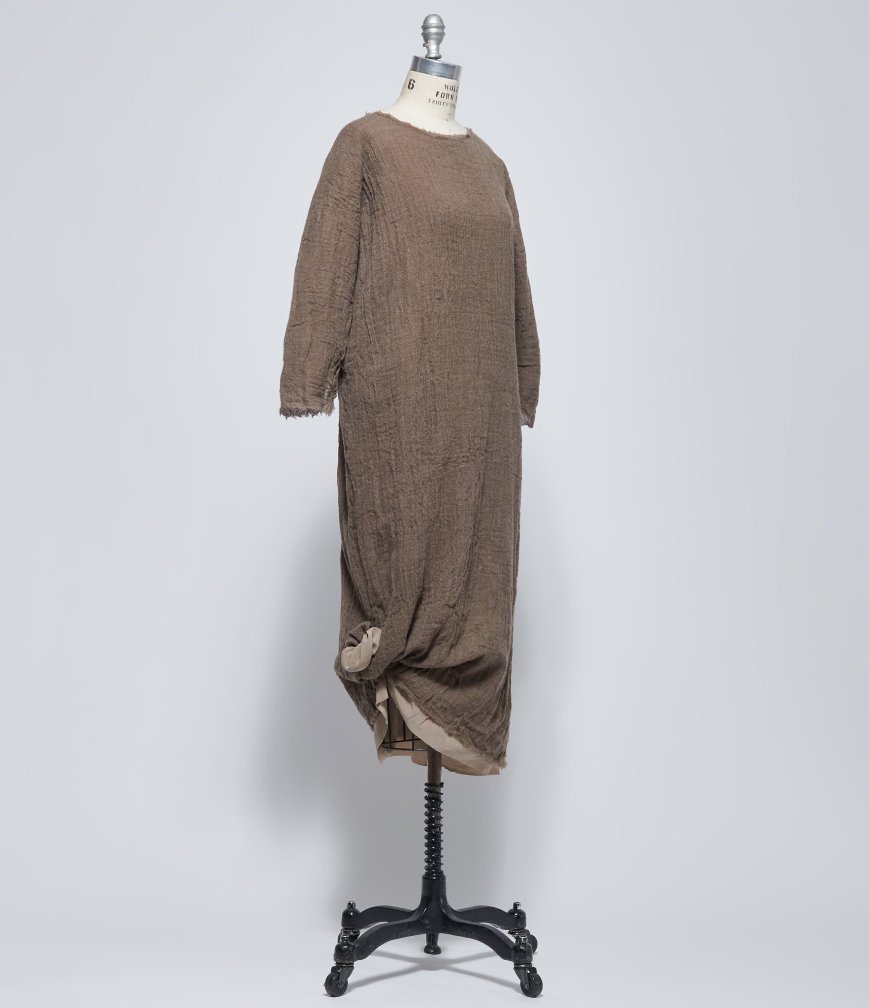 Daniela Gregis Women's Collo Tondo Double Washed Multi-Way Dress Natural Dove