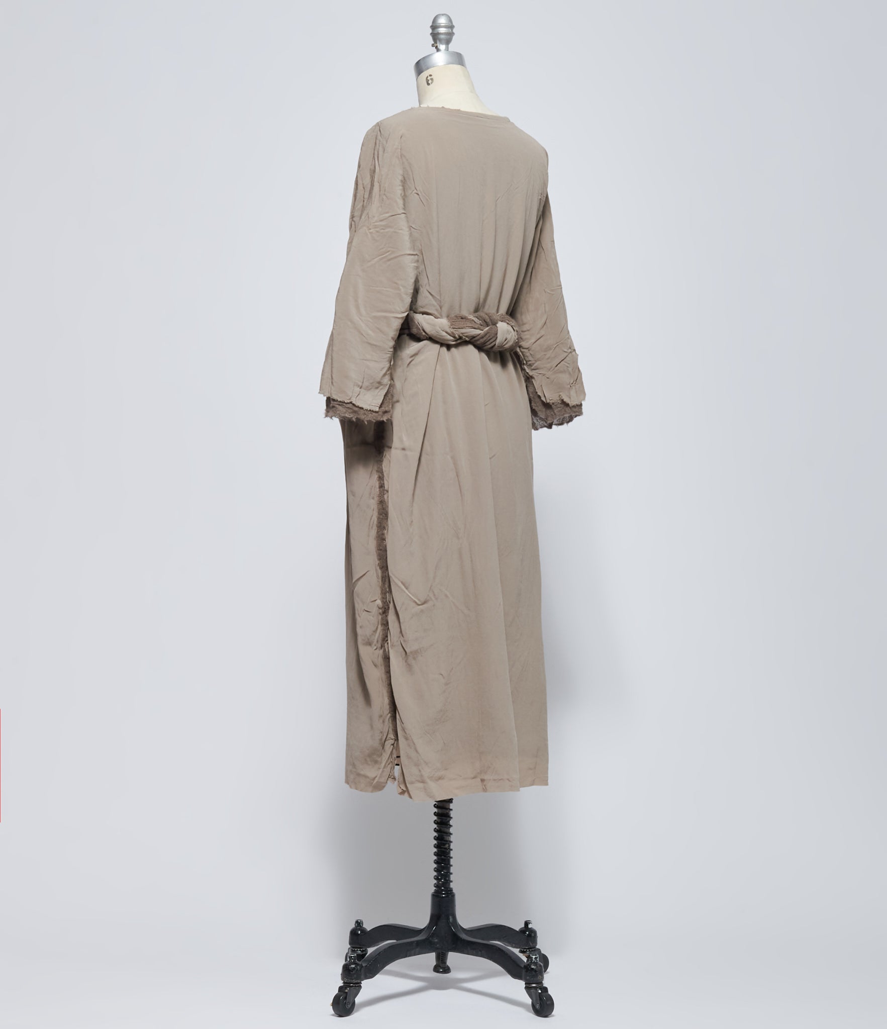 Daniela Gregis Women's Collo Tondo Double Washed Multi-Way Dress Natural Dove