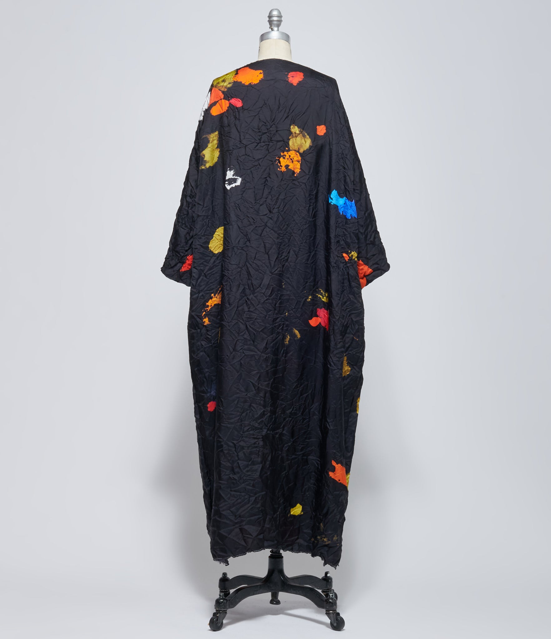 Daniela Gregis Women's Lunedi Dritto Black Due Drawing Washed Silk Dress