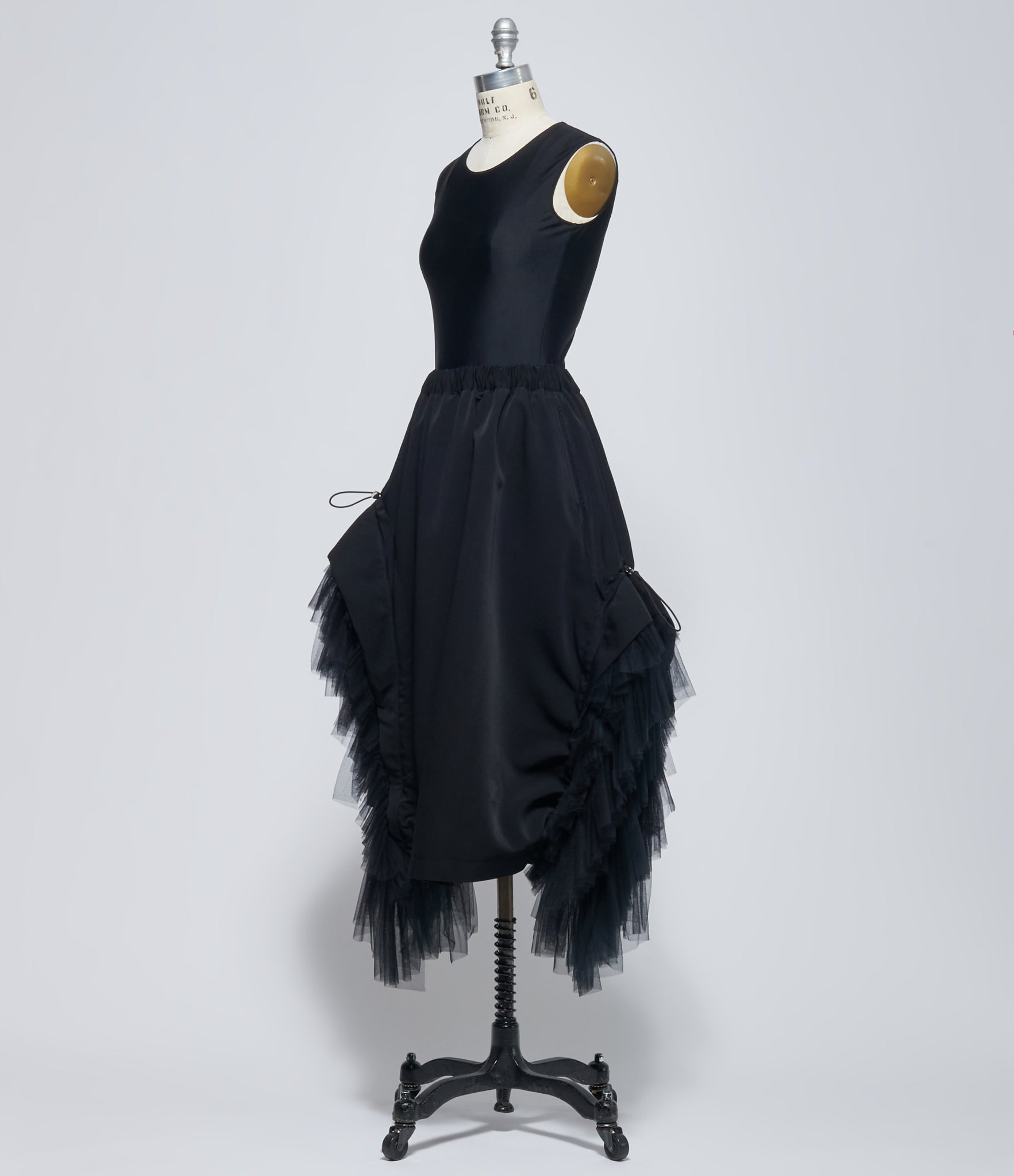 Noir Kei Ninomiya Women's Black Layered Tulle Skirt