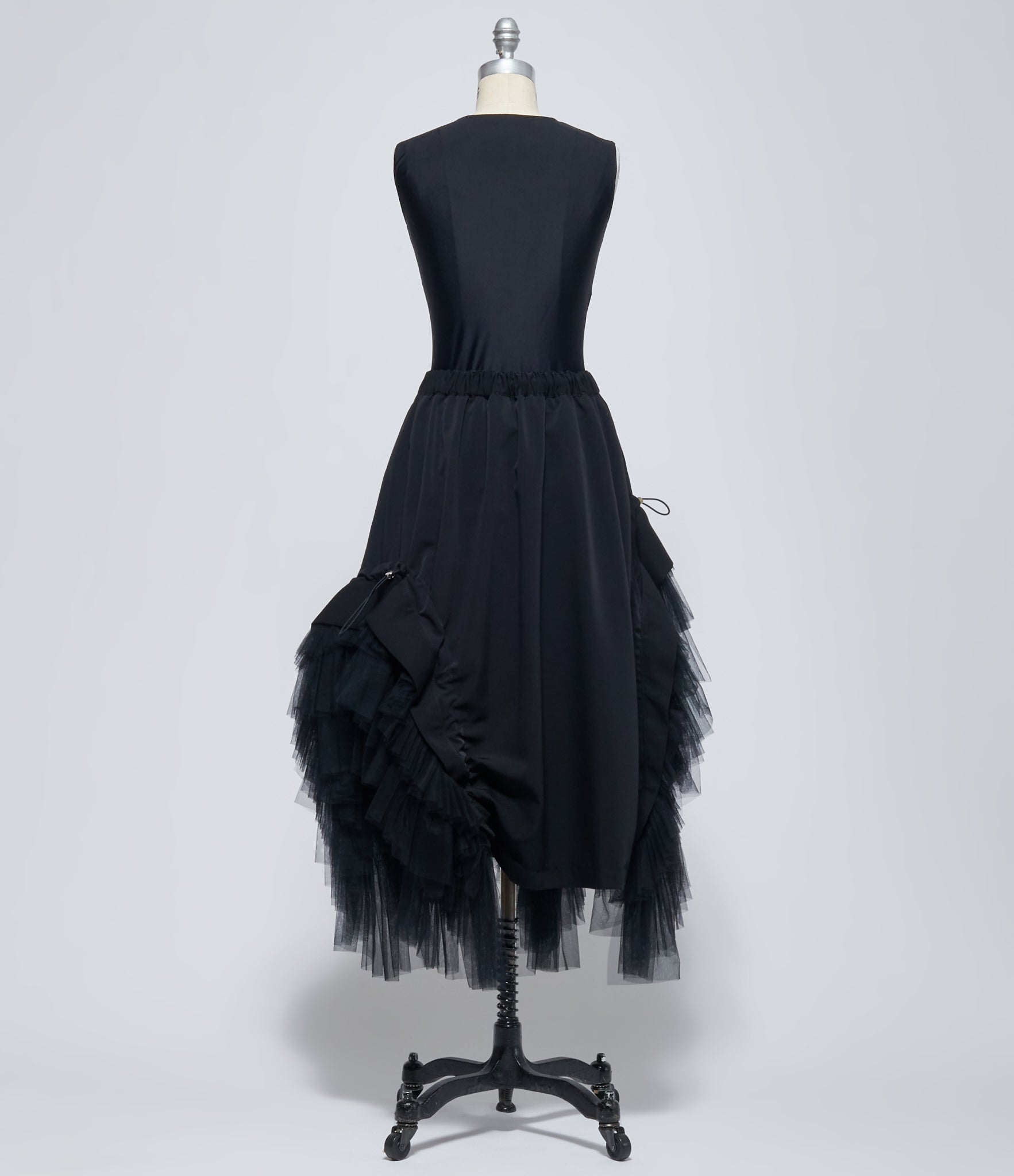 Noir Kei Ninomiya Women's Black Layered Tulle Skirt