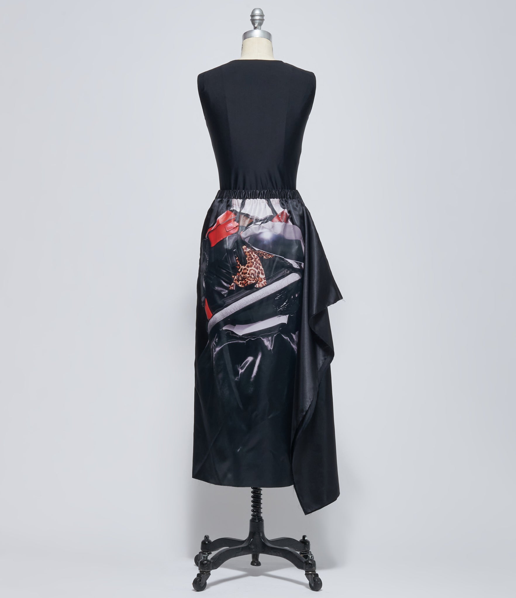 Junya Watanabe Women's Asymmetric Trompe L'Oeil Ruffle Skirt