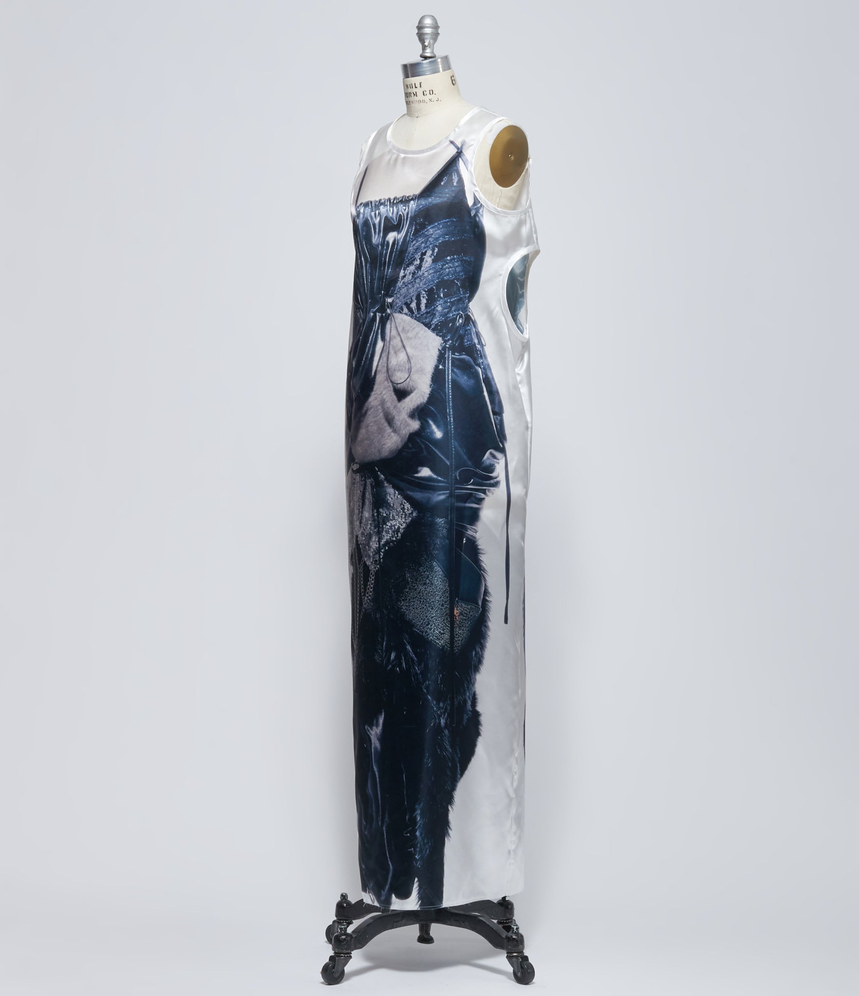 Junya Watanabe Women's White Trompe L'Oeil Multi-Armhole Dress