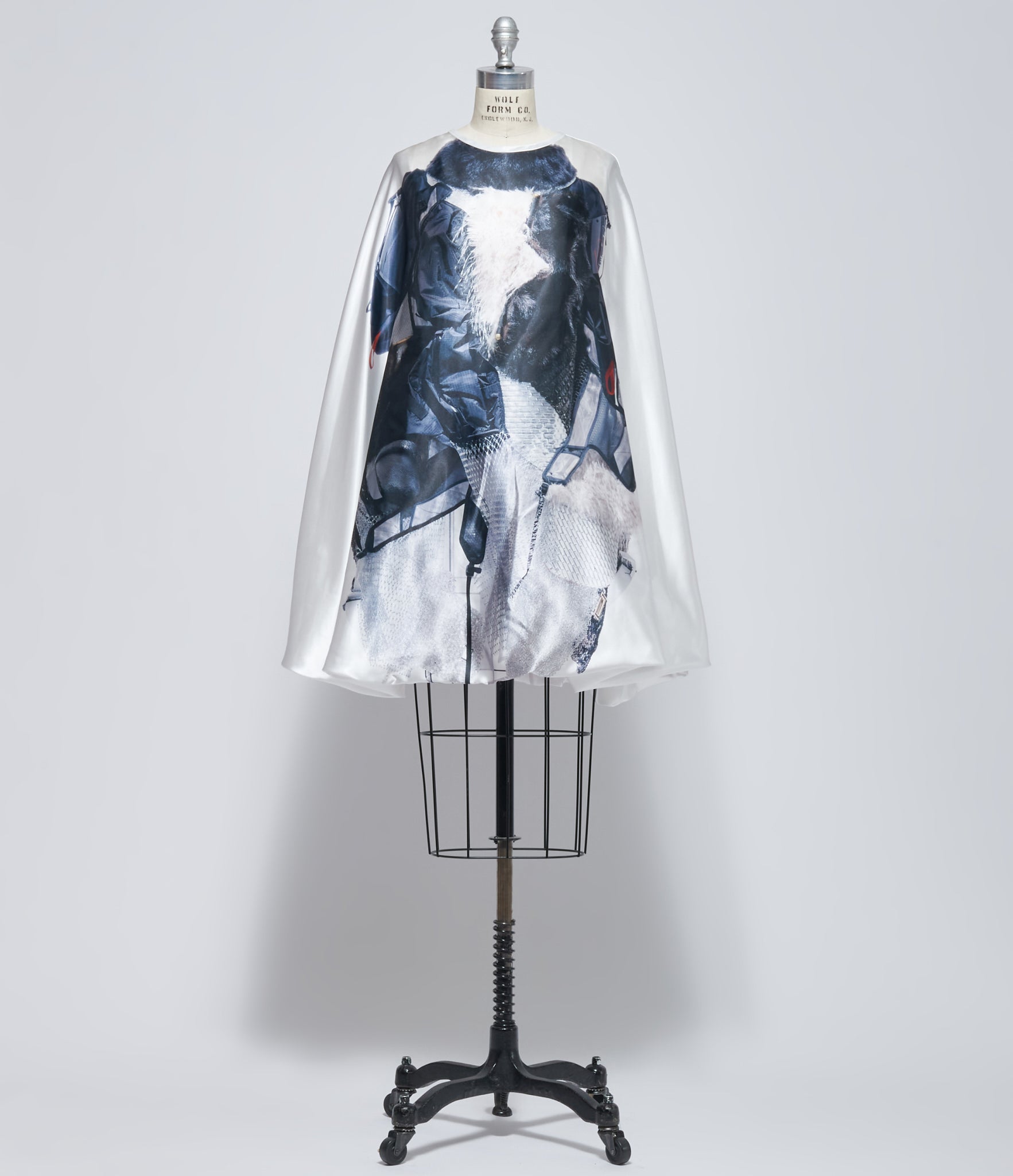 Junya Watanabe Women's White Trompe L'Oeil Balloon Dress