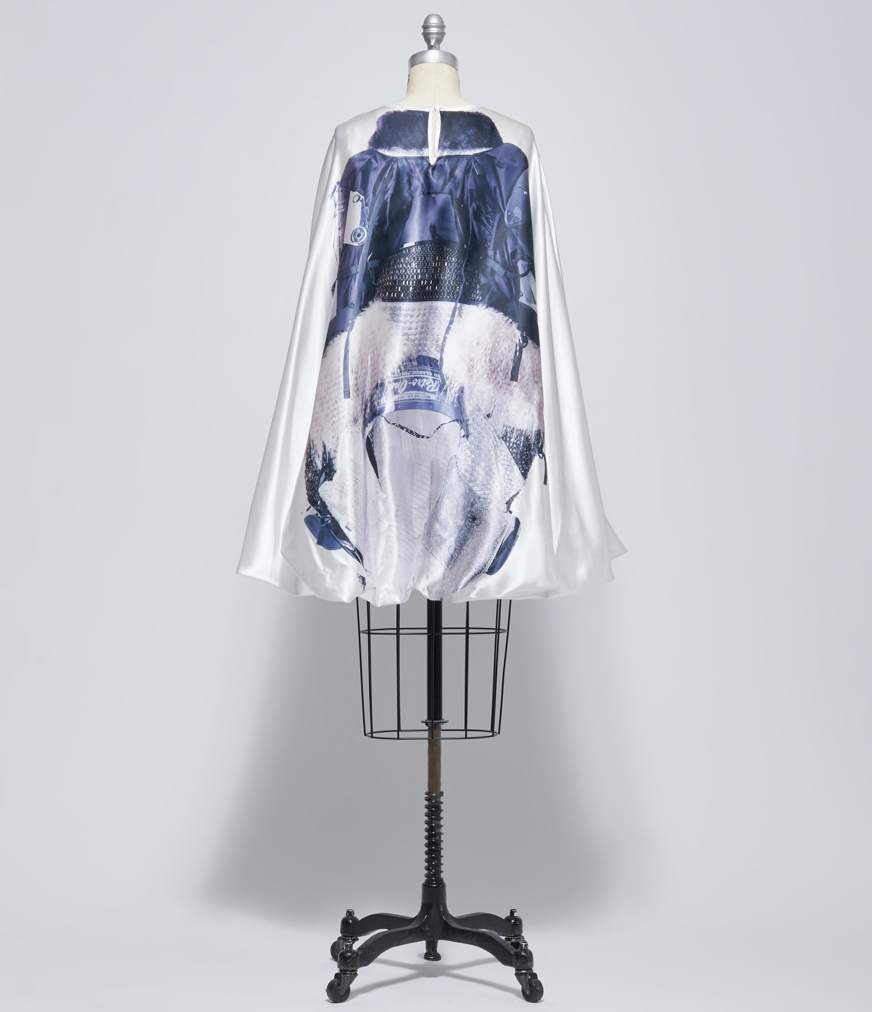 Junya Watanabe Women's White Trompe L'Oeil Balloon Dress