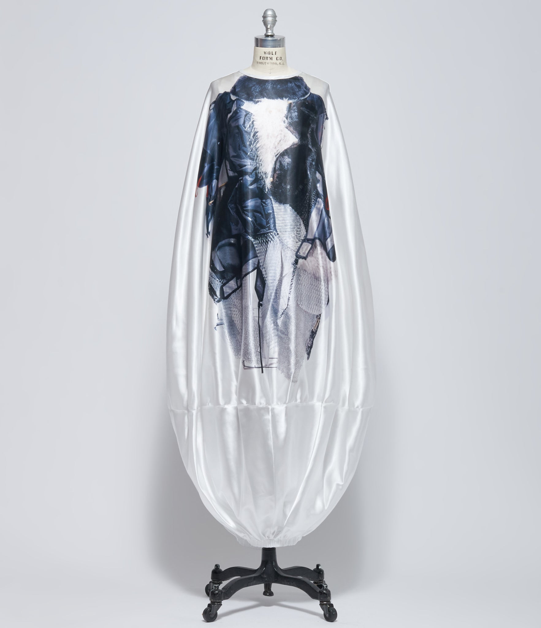 Junya Watanabe Women's White Trompe L'Oeil Balloon Dress