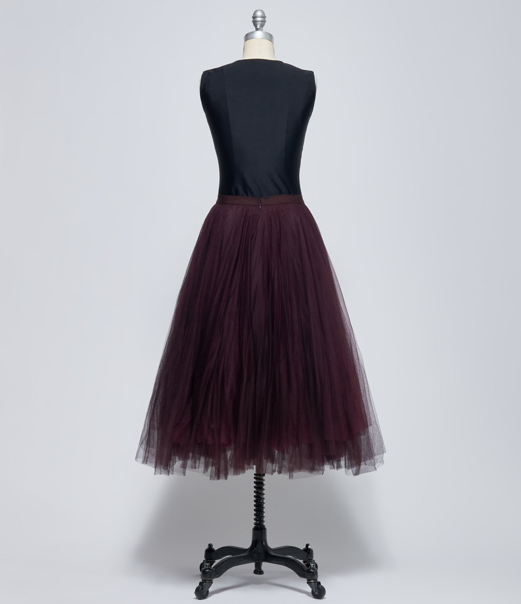 Marc Le Bihan Women's Prune Tulle Layered Skirt