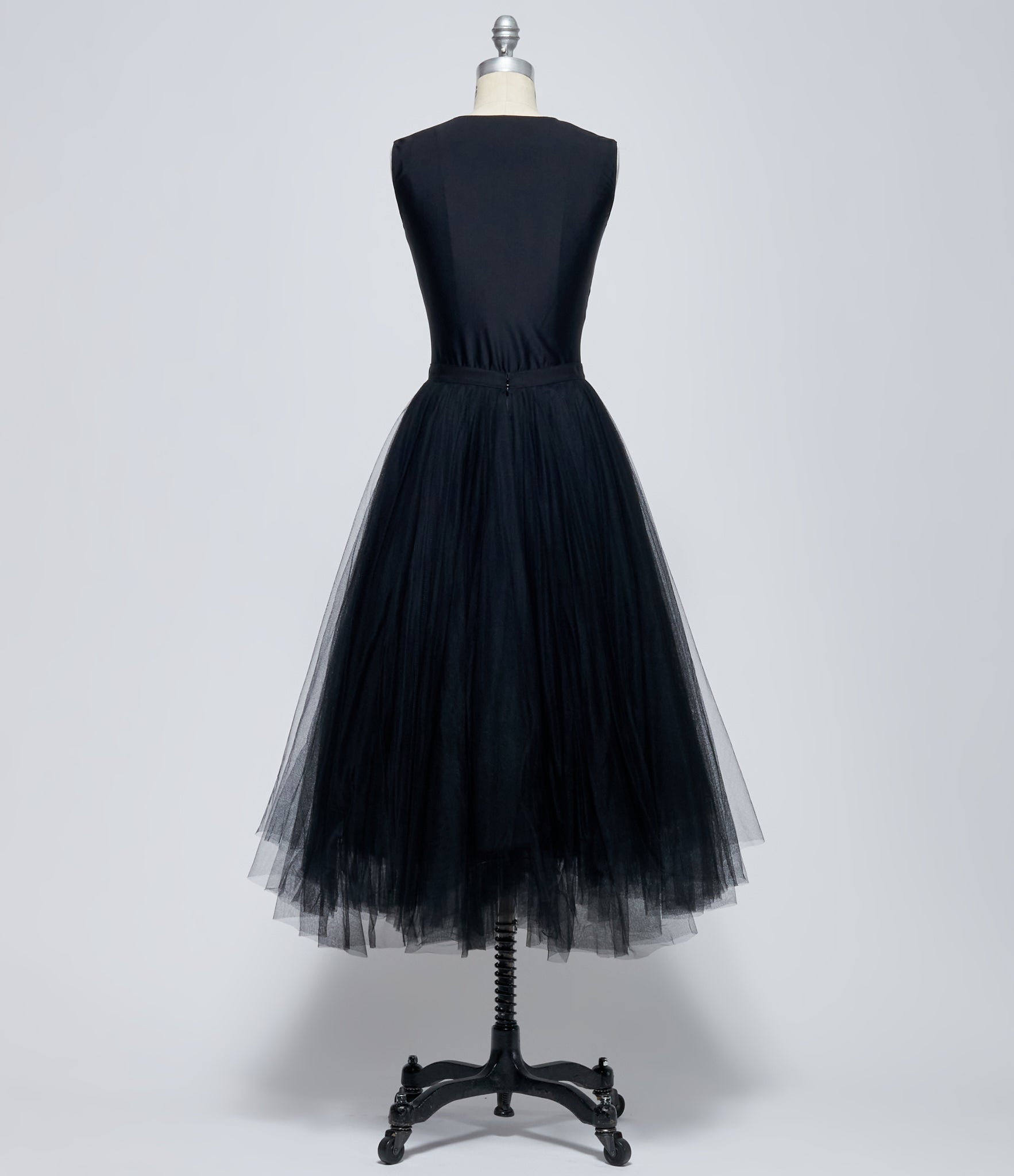 Marc Le Bihan Women's Black Tulle Layered Skirt