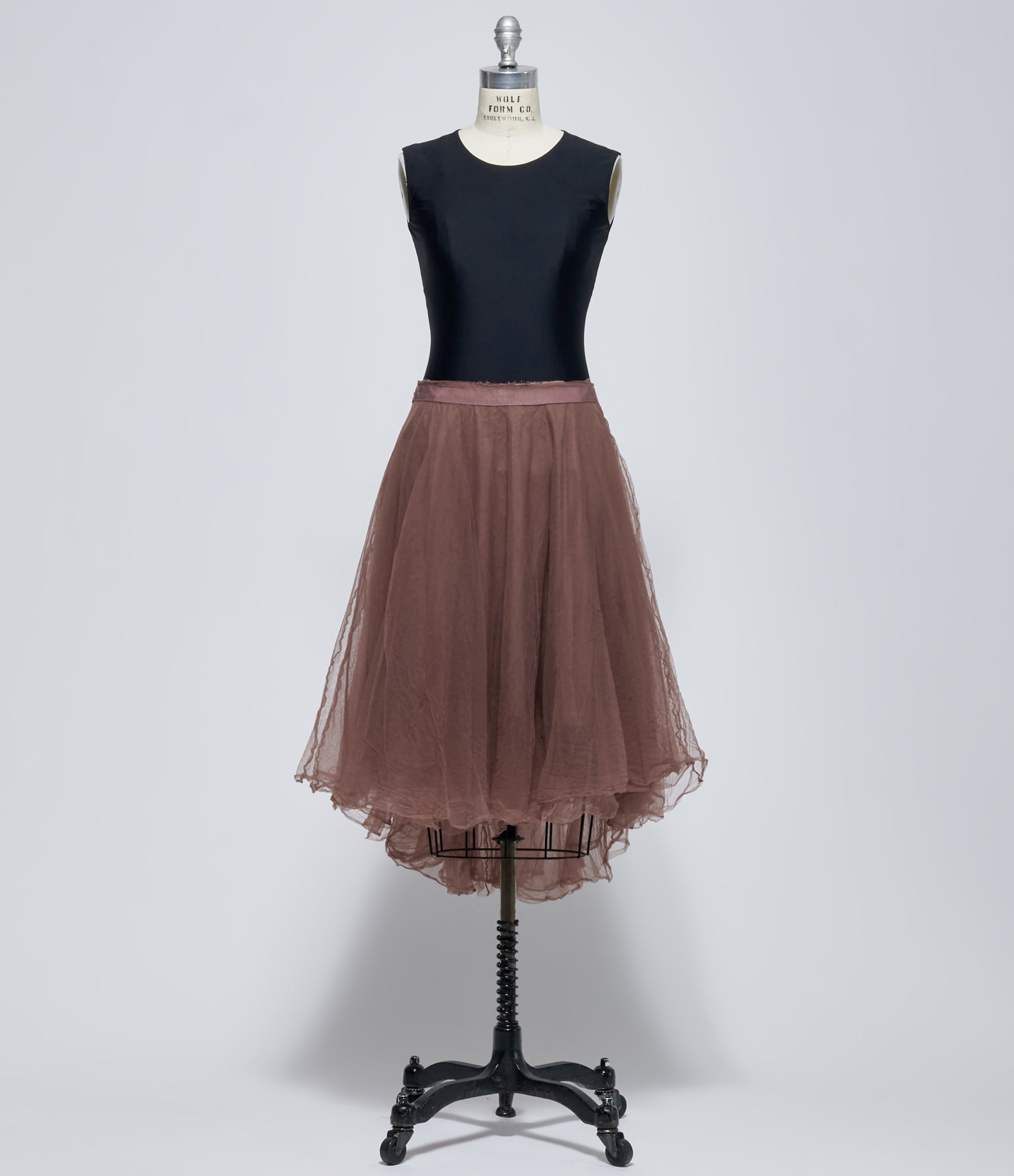 Marc Le Bihan Women's Bois De Rose Ovoid Tulle Skirt