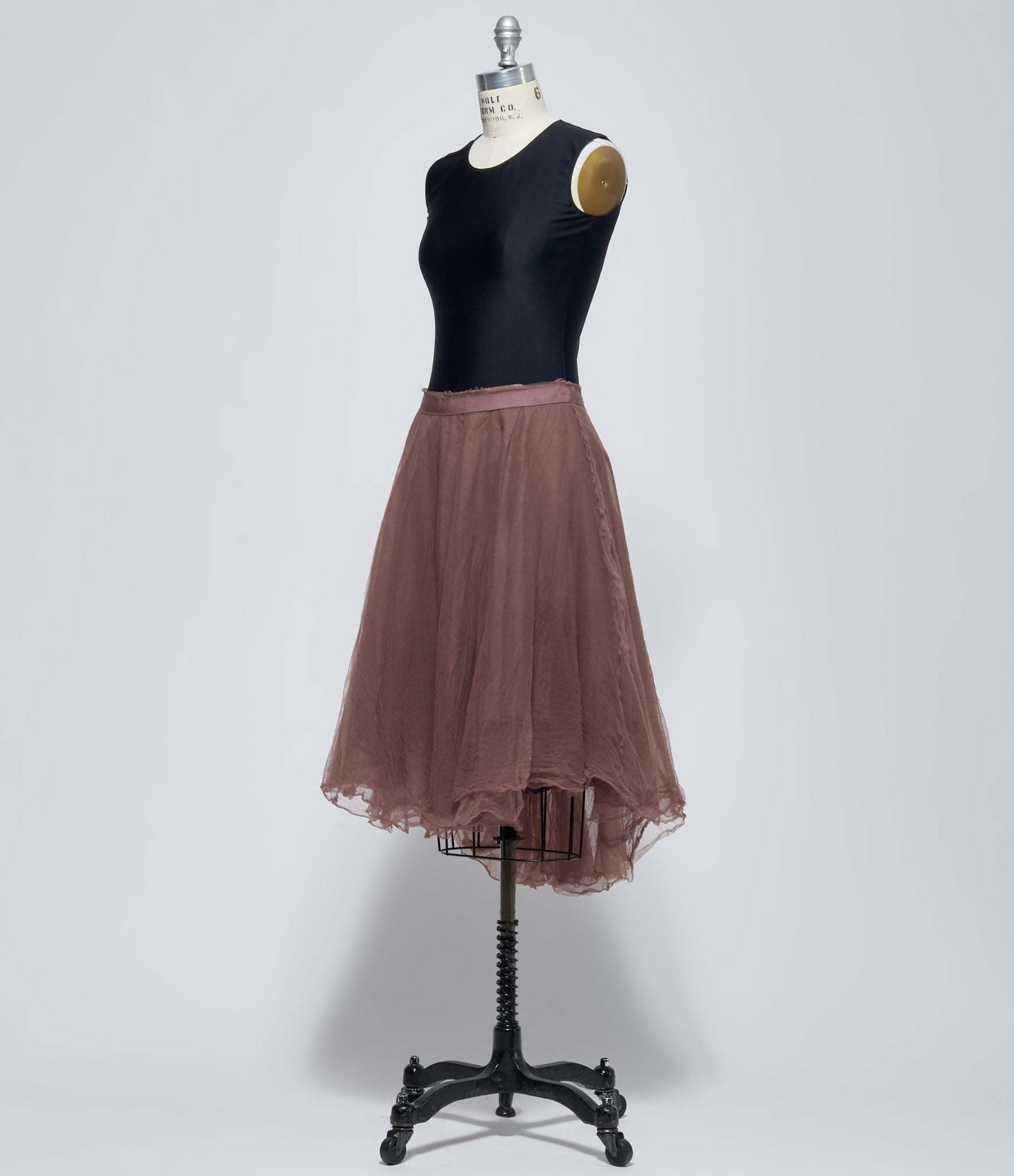 Marc Le Bihan Women's Bois De Rose Ovoid Tulle Skirt