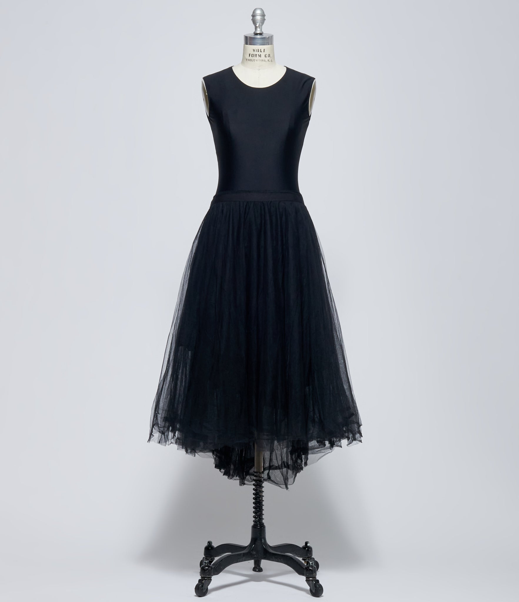 Marc Le Bihan Women's Black Ovoid Tulle Skirt