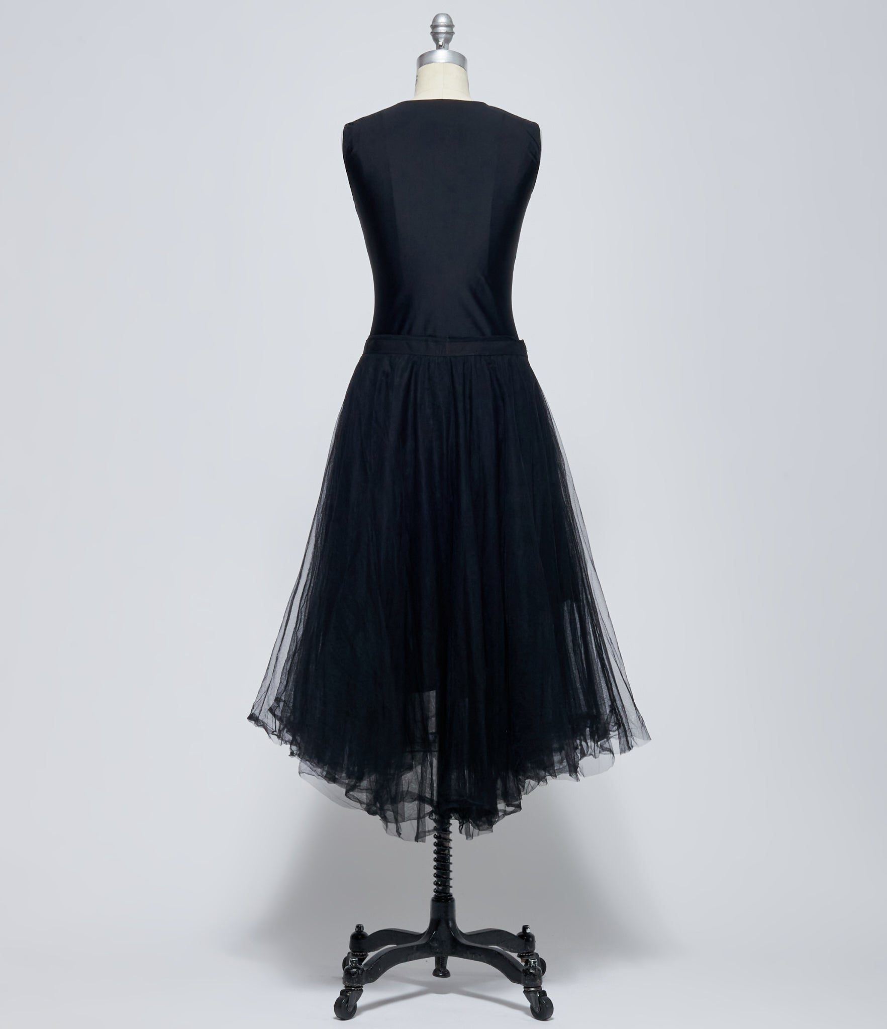 Marc Le Bihan Women's Black Ovoid Tulle Skirt