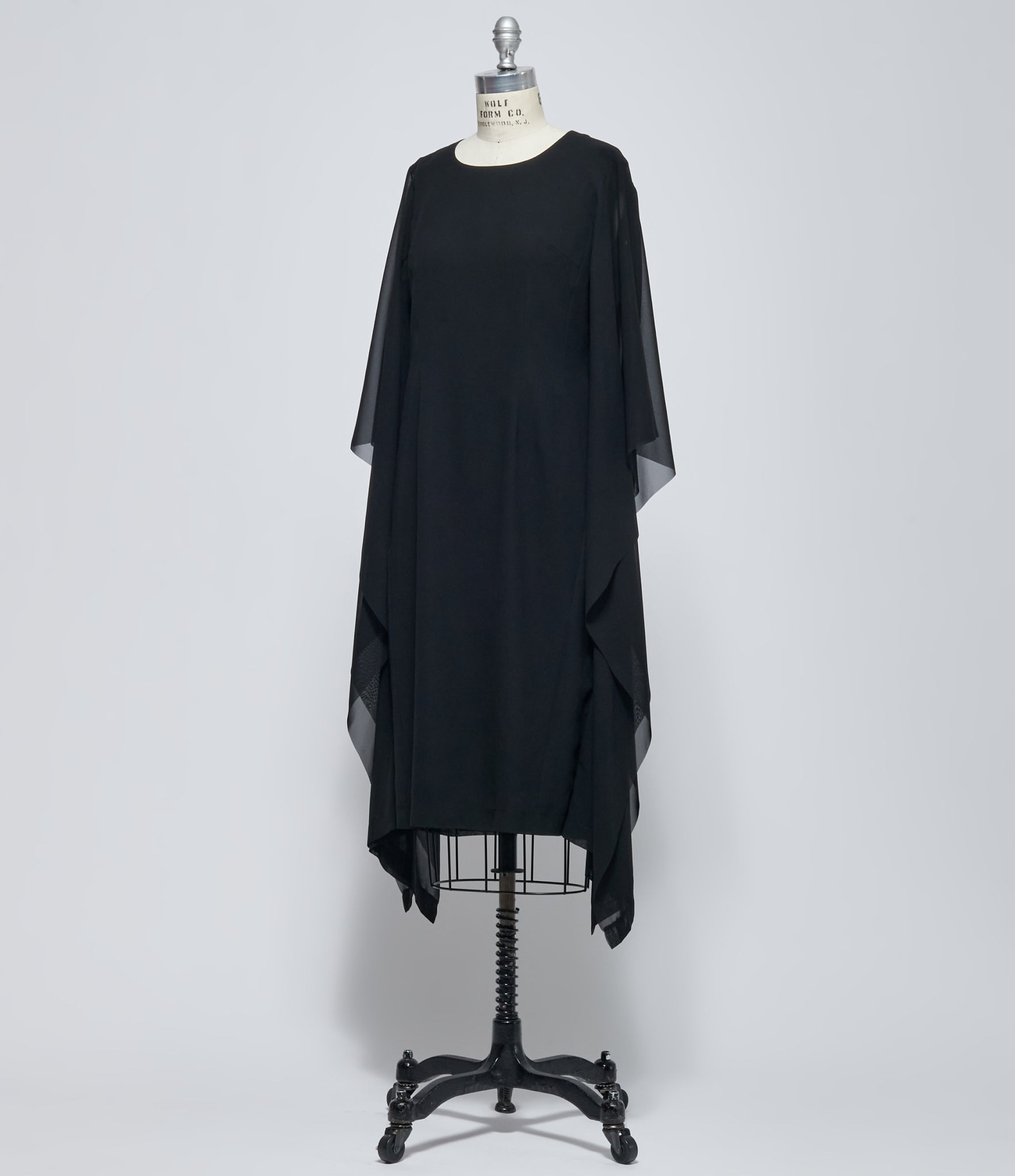 Comme des Garçons Women's Black Draped Panel Dress