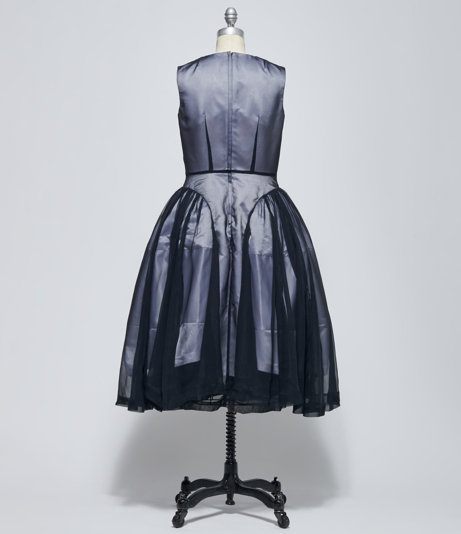 Comme des Garçons Women's Black Sheer Overlay Dress