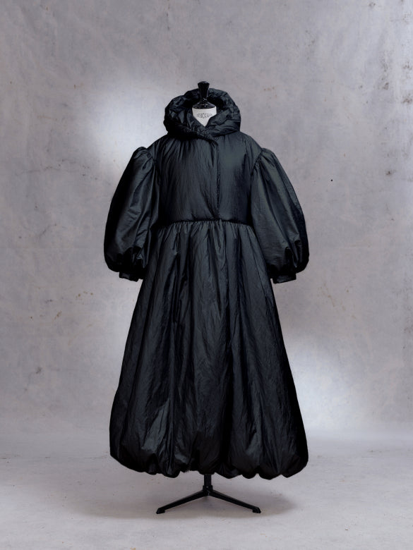 ANNOTHER [ARCHIVE] Black Snowland Hooded Coat