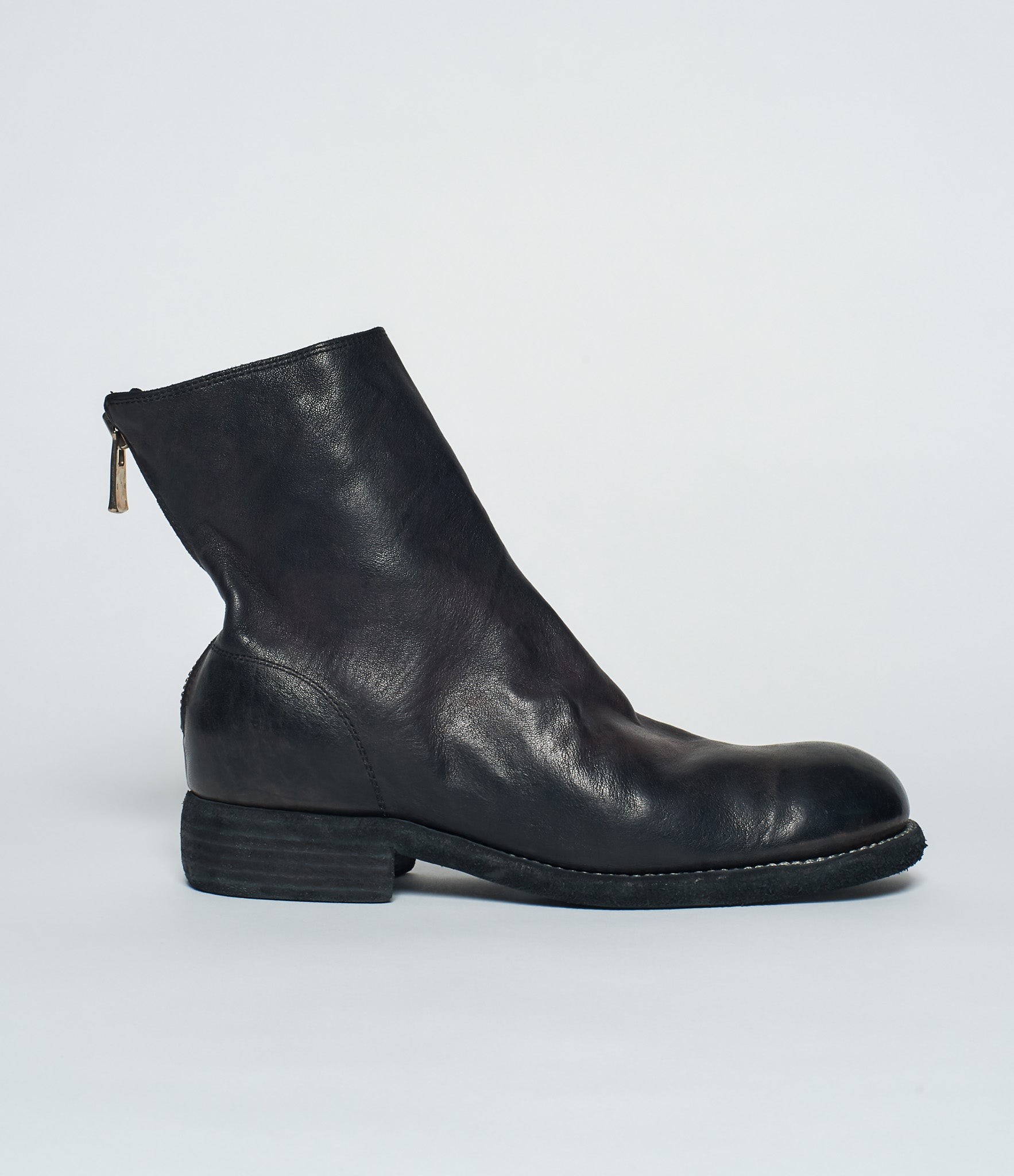 SS26 Guidi Womens 986 Soft Horse Full Grain Lined Back Zip Mid Boot