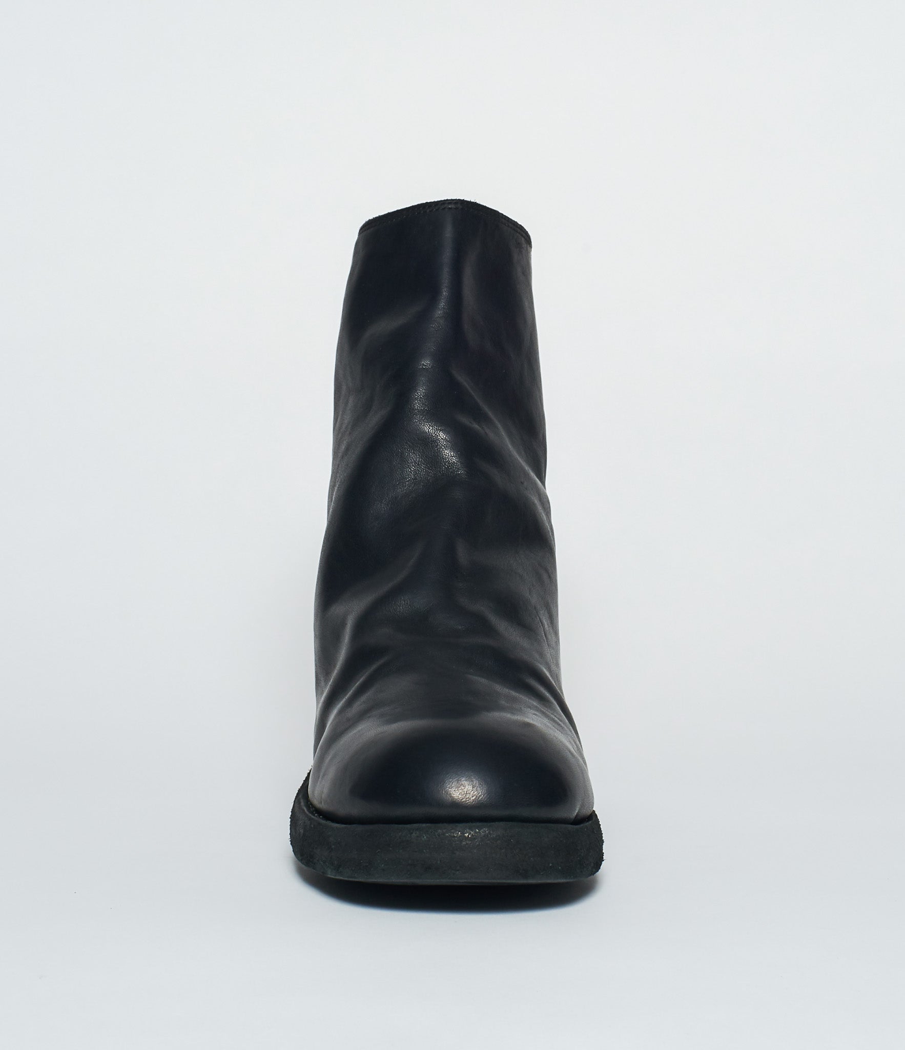 AW26 Guidi Women 796Z Back Zip Boots Lower Shaft Horse Black