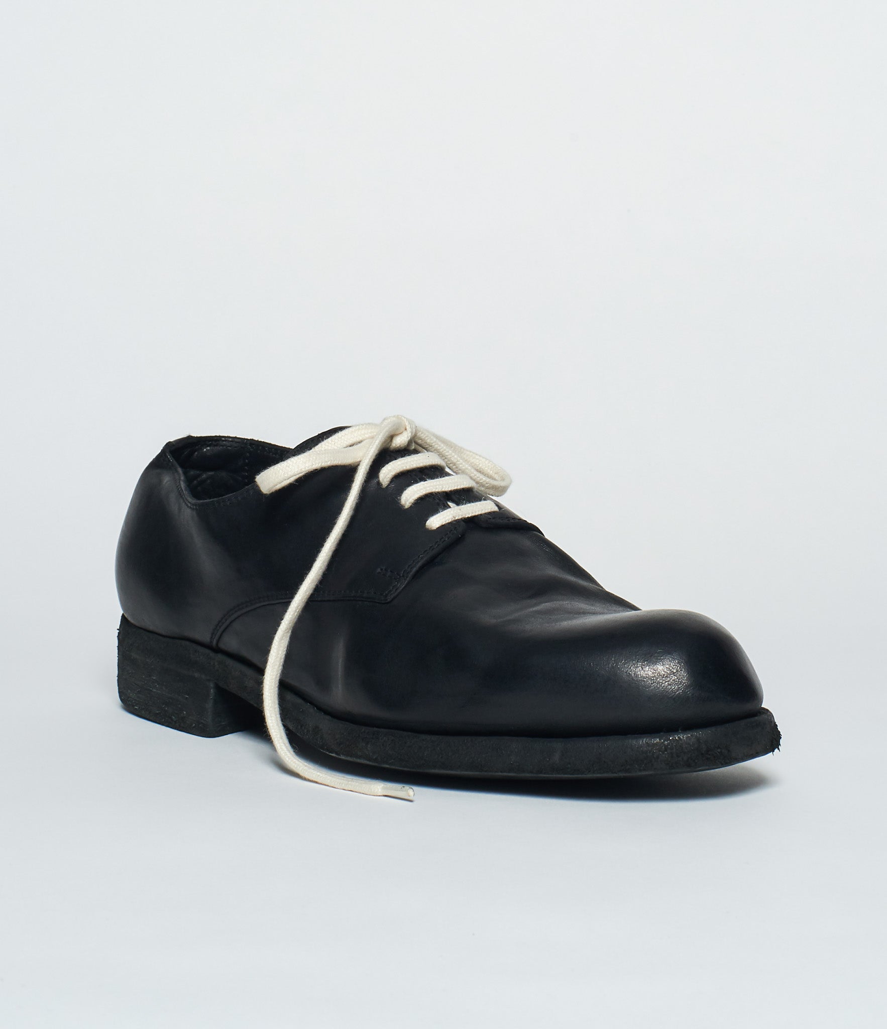 AW26 Guidi Men 112 Horse Black Oxford Pointy Black