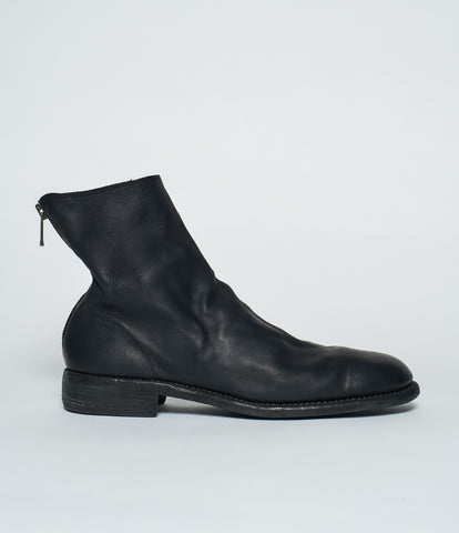 SS26 Guidi Mens 986 Calf Full Grain Lined Back Zip Boot
