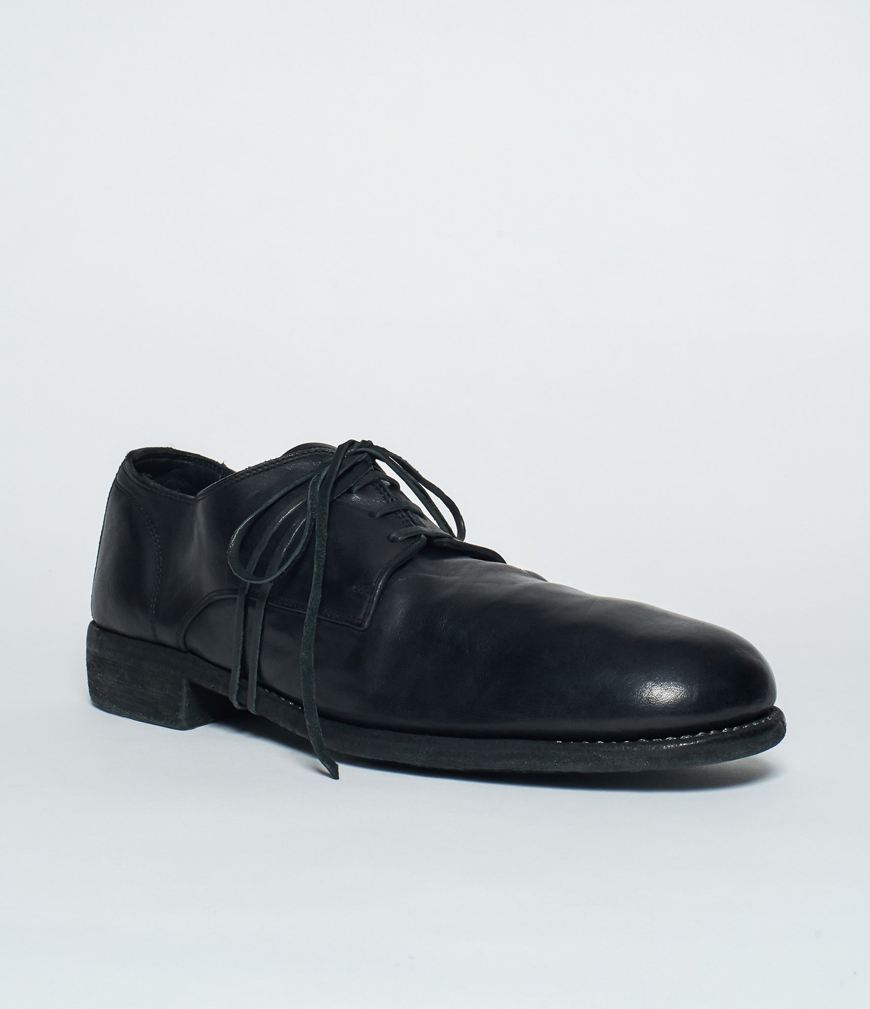 AW26 Guidi Men 992 Oxford Horse Black
