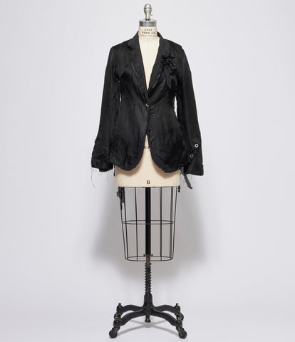 Archivio J.M. Ribot Black Silk Jacket – IfSohoNewYork