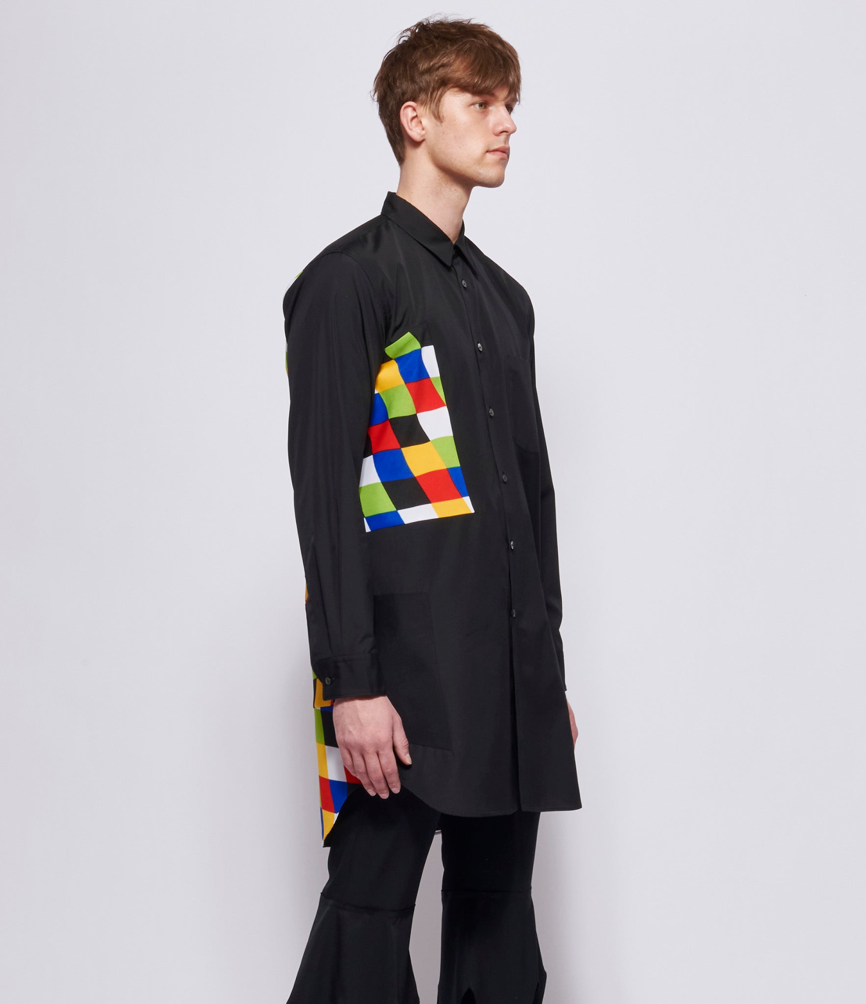 Comme Des Garcons Homme Plus Geometric Patch Shirt