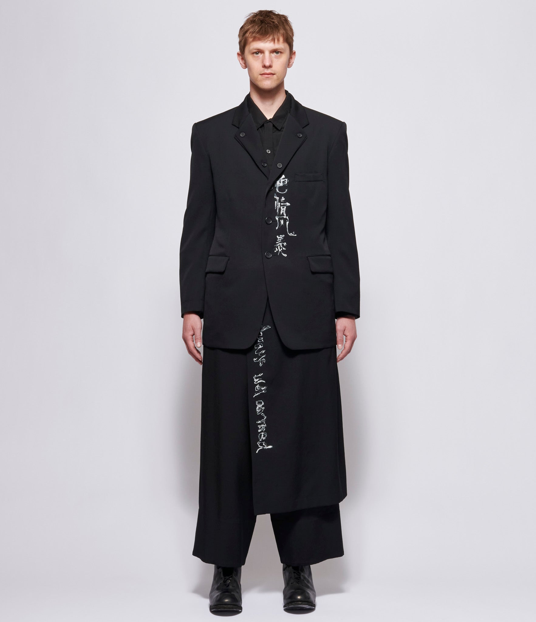 Yohji Yamamoto Pour Homme I-Double Lapel Gabardine Jacket