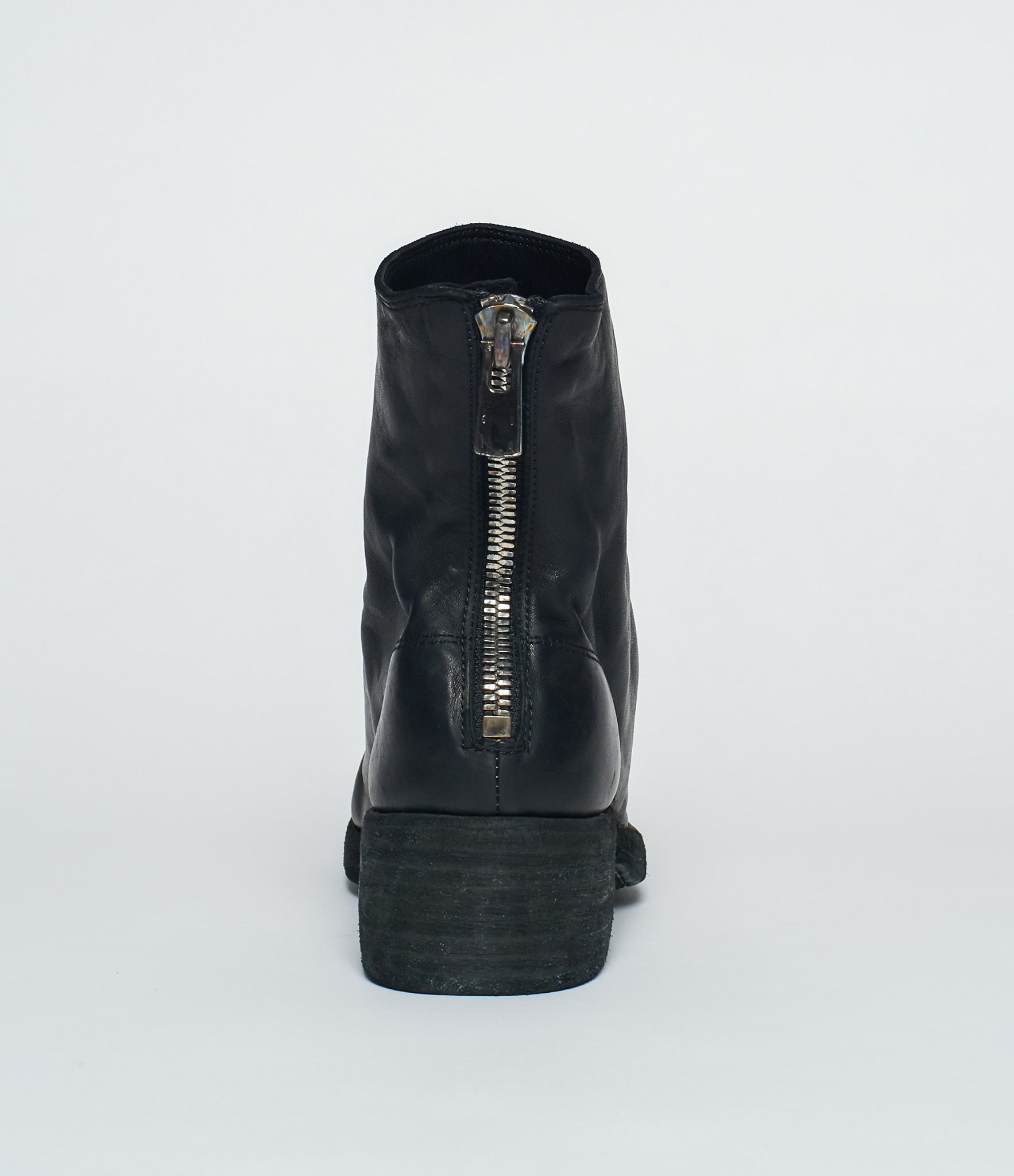 Guidi 796Z Black Soft Horse Full Grain Back Zip Boots