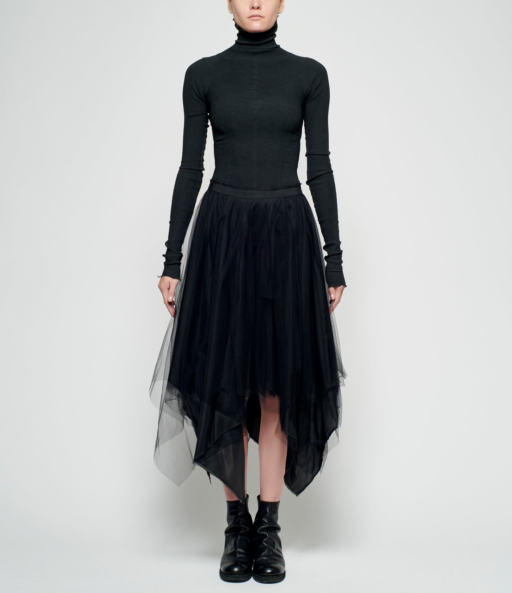 Marc Le Bihan 3 Alternating Layered Tulle Skirt
