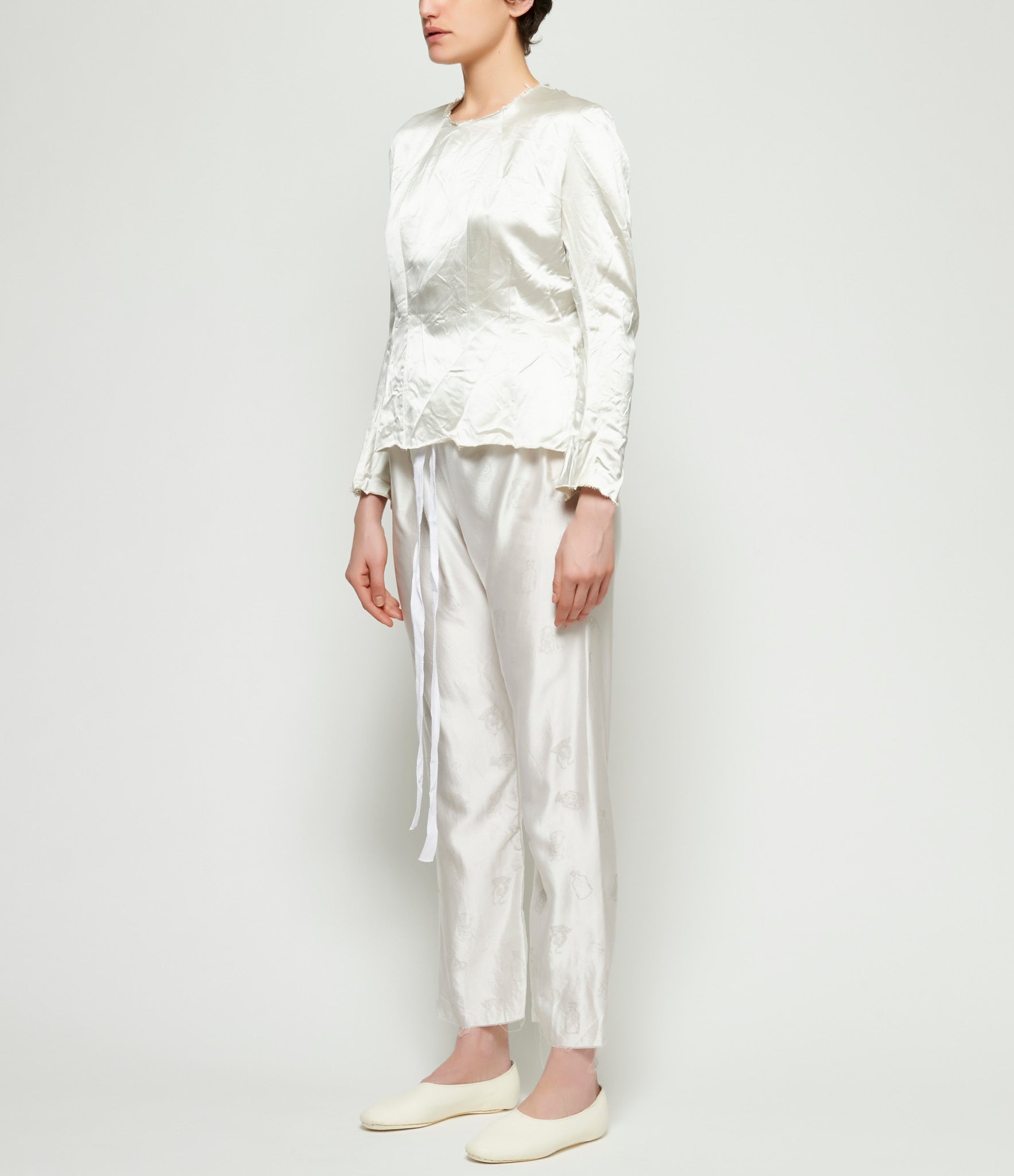 Dosa Silk Pajama Pants in White  Lyst