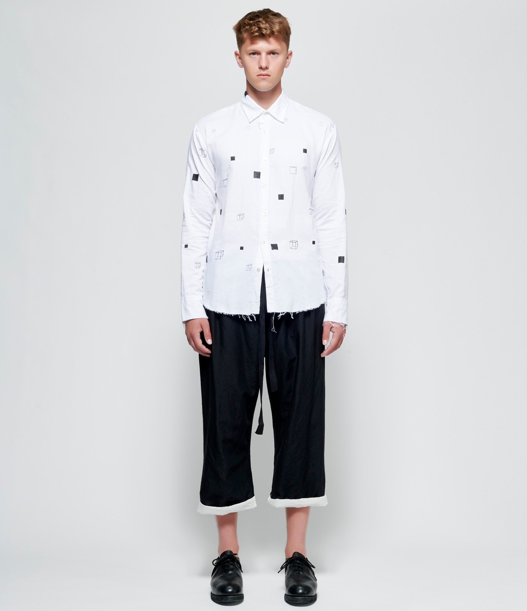 Elena Dawson Black Light Wool Lined Drawstring Pants