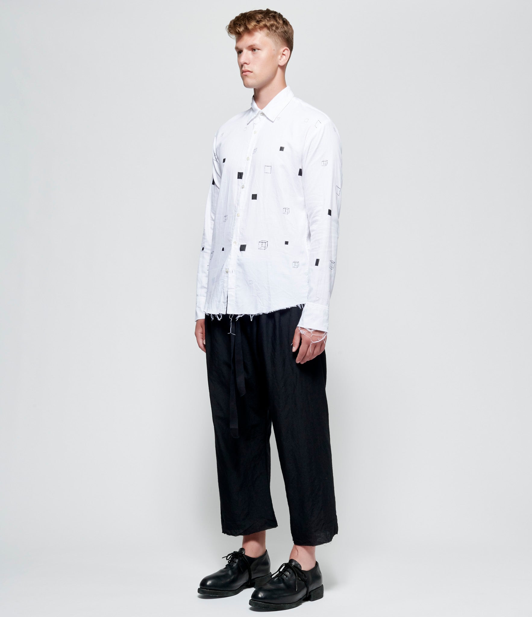 Elena Dawson Black Light Wool Lined Drawstring Pants