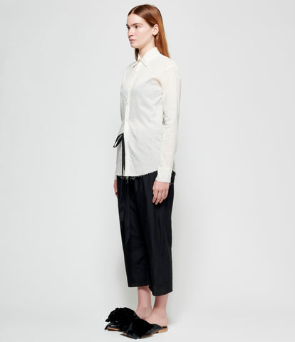 Elena Dawson White Cotton Light Shirt
