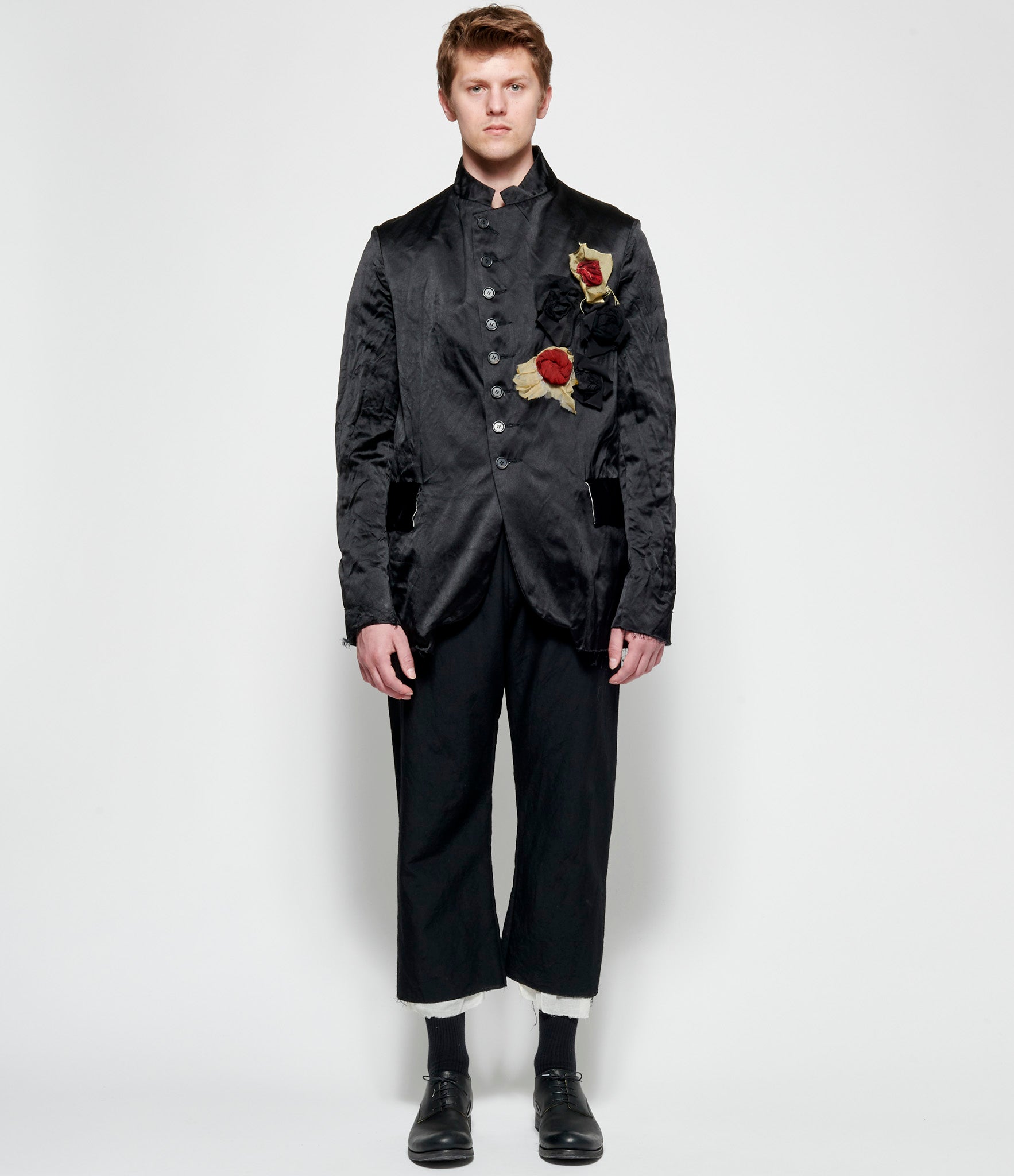 Elena Dawson Black Light Wool Lined Drawstring Pants