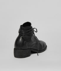 Guidi 793Z Black Soft Horse Full Grain Lace-Up Ankle Boots